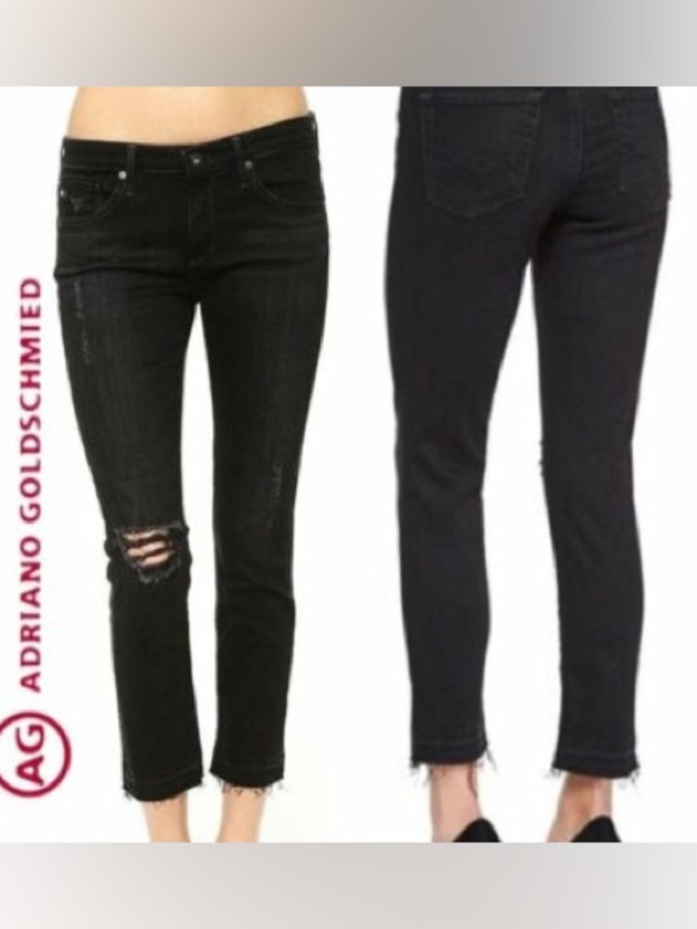 AG Adriano Goldschmied Stilt Cigarette Crop Jeans